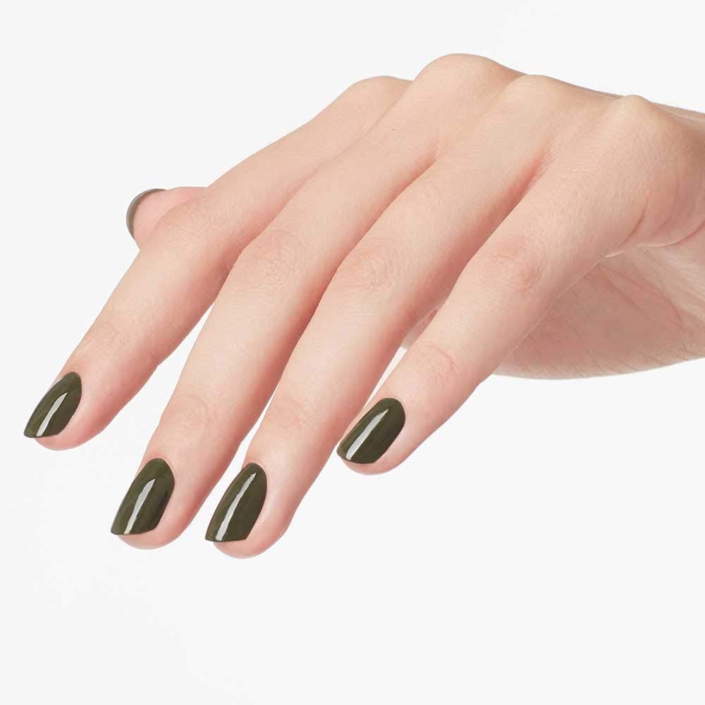 OPI Powder Perfection Suzi - The First Lady of Nails | Opaque Dark Green Crme Nail Dipping Powder | Acrylic Alternative