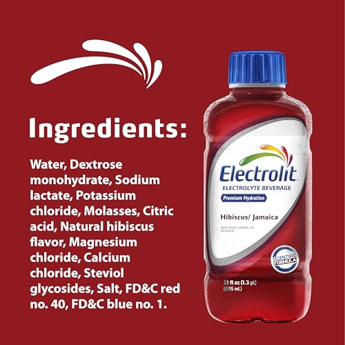 Electrolit Hydration Electrolyte Drinks, Sports Beverages with Electrolytes, Magnesium, Calcium & Potassium, Recovery Drin...