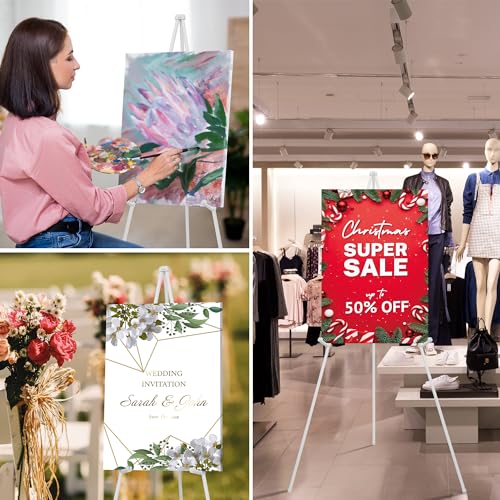 ARTASY 63" Easel Stand for Wedding Signs, Posters, Portable Artist Easel for Painting Canvas, Tripod for Home and Office, ...