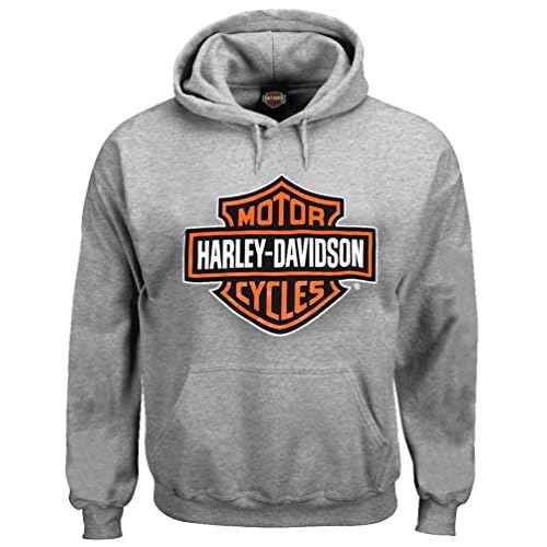 Harley-Davidson Men's Bar & Shield Logo Pullover Hoodie - Black 30297503