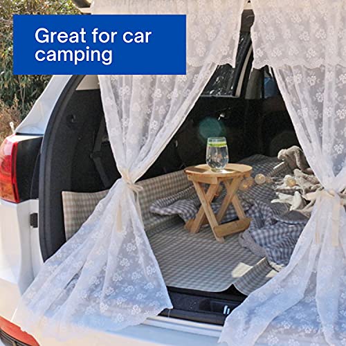 ESLA Cute Gingham Picnic Blanket, Waterproof Foldable, in Large 80x60in and Extra Large 80x80in, Portable Compact Beach Bl...