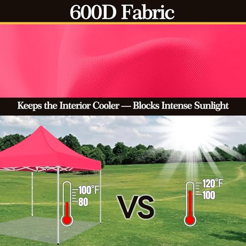 EVNE Pop Up Canopy Replacement Canopy Tent Top Cover, Tent Top Cover for Most of The Standard,PU-Coated 500D Polyester,Wat...