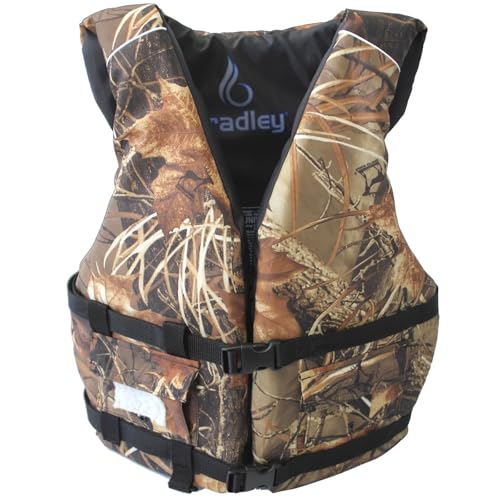 Bradley Adult Fishing Vest: The go-to Life Jacket for Fishing, Watersports, Boating, and Tubing—Comfortable and Adjustable...