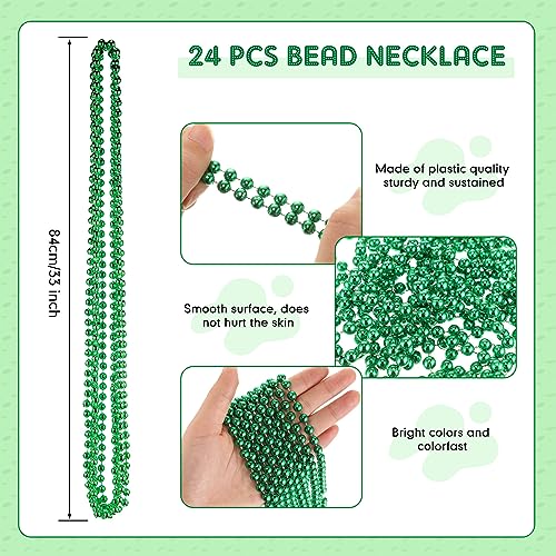 Mepase 24 Pcs Beads Necklaces and Heart Sunglasses 80s Accessories for Adults Valentines Parade Wedding Birthday Party Favor