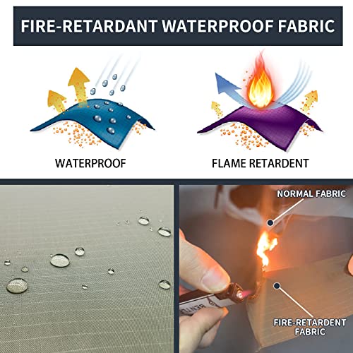 Onewind Penumbra Hot Tent, 14ft Camping Hammock Tarp for 4-Season, Waterpoof and Flame Retardant Hammock Rain Fly with Sto...