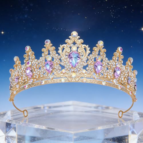 JITINX Tiaras Crown for Women, Queen Crown, Bridal for Tiaras Headband Wedding, Birthday Party Prom Princess Crystal Crown...