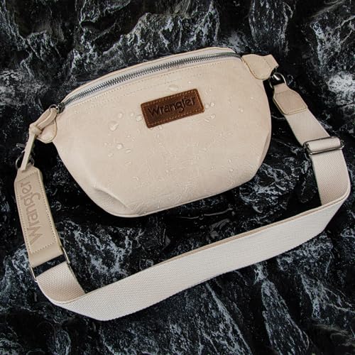 Wrangler Crossbody Bags for Women Large Fanny Packs Bum Bag Travel Belt Bags Sling Purse
