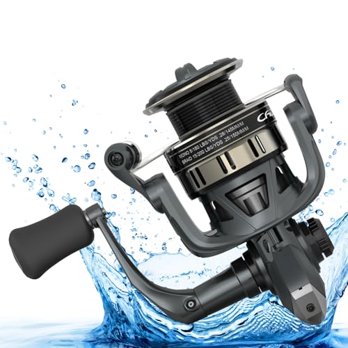 Cadence Fishing Combos with 10+1 Ideal Spinning Reel Bundle + 1PCS 7ft Essence Moderate Light Spinning Rod Perfect for Pro...