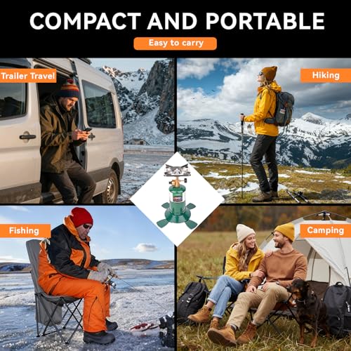 KOMAN Camping Propane Stove,Portable Camping Stove, Backpacking Stove Propane Camping Stove,10000BTU Single Burner Propane...