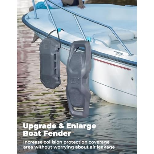 KEMIMOTO Boat Fenders Boat Bumpers for Docking Upgraded Boat Fenders Bumpers, Fit for Bass Boat Jon Boat and Pontoon Boat