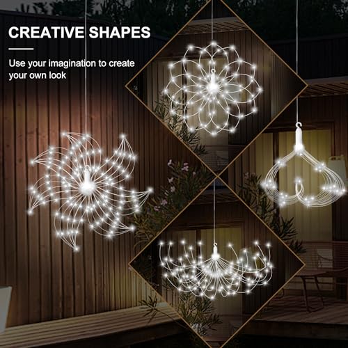 DoonDar 5 Pack 1000 LED Plug in Firework Lights Starburst Lights for Christmas Garden/Patio/Wedding/Party/Bedroom Outdoor ...