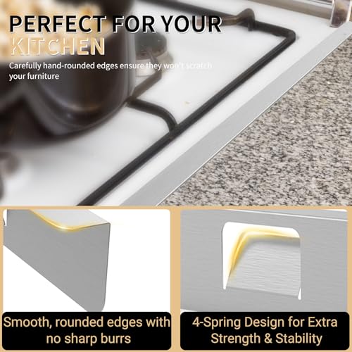 MOFINO Stove Gap Covers 316 Stainless Steel Stove Gap Filler Oven Side Gap Filler Between Stove and Counter Slide In Range...