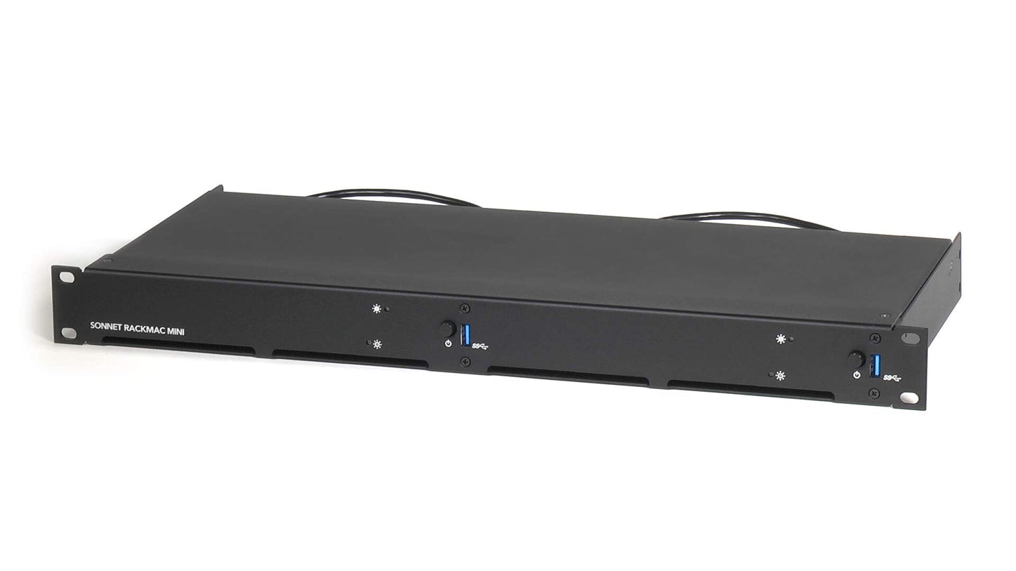 2018 Rackmac Mini - 1U Rack Kit For 2 Mac Minis (Rack-Min-2Xa)
