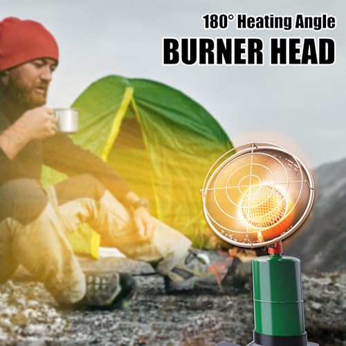Buyplus Propane Heater - 10000BTU Portable Patio Heaters for Outdoor Use, Camping Heater with Electronic Ignition, Control...