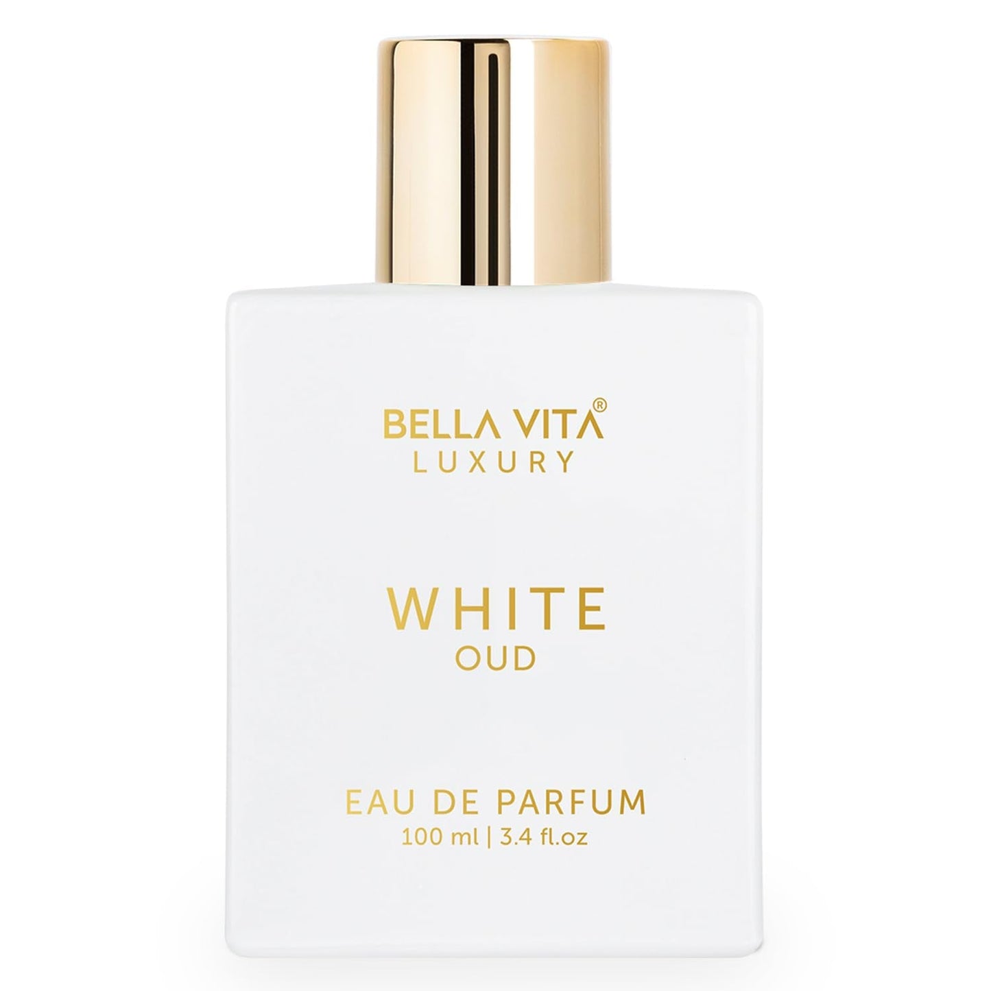 BellaVita Luxury White OUD Unisex Perfume 100Ml | Premium Arabic Men and Women Perfumes | Notes of Artemisia, Musk, Oud Vetiver and Freesias | Exquisite Unisex Arabian Perfume for Women & Men
