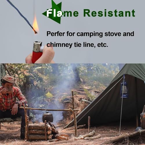 9KM DWLIFE Blue Kevlar Cord – Ultra-Strong, Lightweight & Abrasion-Proof Survival Rope for Camping, Tactical Gear, Hammock...