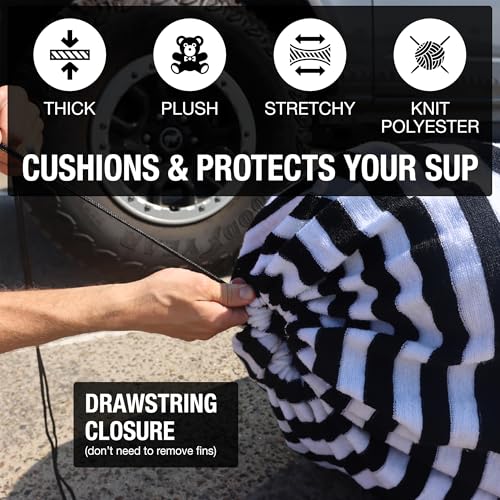 Ho Stevie! SUP Sock Cover - Avoid UV Sun Damage - Stretchy Protective Bag for Stand Up Paddle Boards