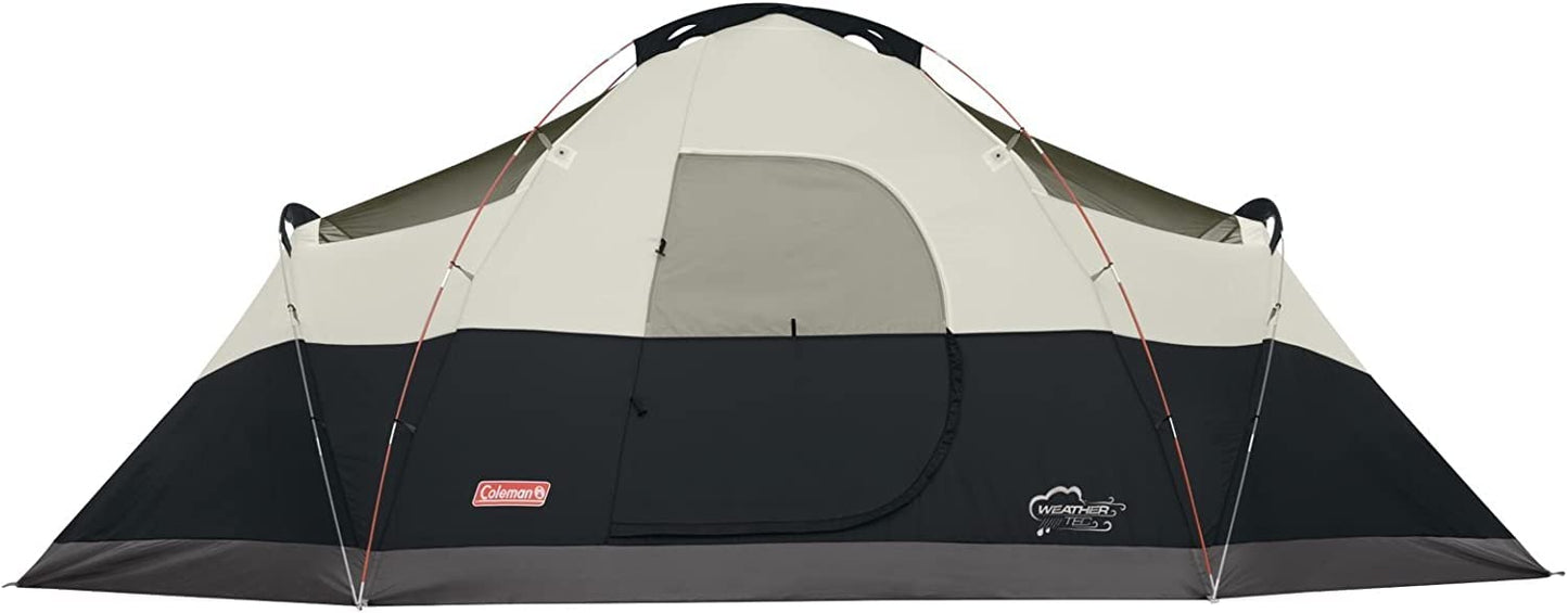 Coleman 8-Person Tent for Camping | Red Canyon Car Camping Tent, Black