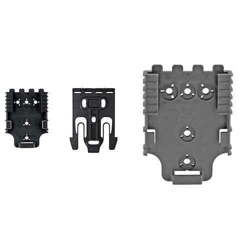 Safariland Quick Locking System Kit 9006483 with Duty Receiver Plate - Black