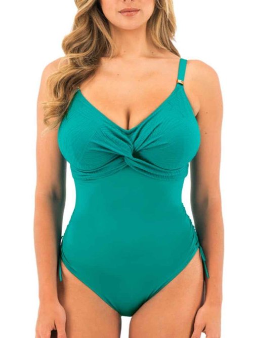 Fantasie Women's Ottawa Underwire Twist Front Swimsuit with Adjustable Leg