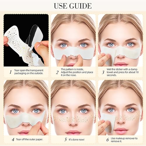 Face Glitter Freckles Tattoo, Gold Glow Up Makeup Patches, Face Glitter Makeup Speckles Patches, Cute Glitter Makeup Acces...