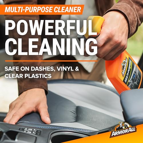 Armor All Premier Car Care Kit, Includes Car Wax & Wash Kit, Glass Cleaner, Car Air Freshener, Tire & Wheel Cleaner (8 Pie...