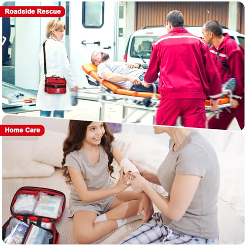 Poygik Premium 420 Piece Large First Aid Kit for Home, Car, Travel, Camping, Truck, Hiking, Sports, Office, Vehicle & Outd...