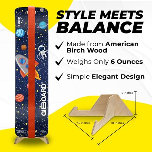 GIBBON SlackBoard Accessories, 3 Options: Slack Board Stand Display Rack, Standing Pole 60” to Assist Balance Training, or...