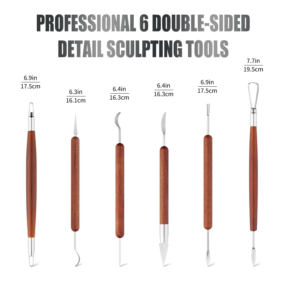 Upgraded Pumpkin Carving Kit for Adults & Kids with Professional Detail Sculpting Tools, Heavy Duty Stainless Steel Knife Set with Carrying Case for Halloween Decoration