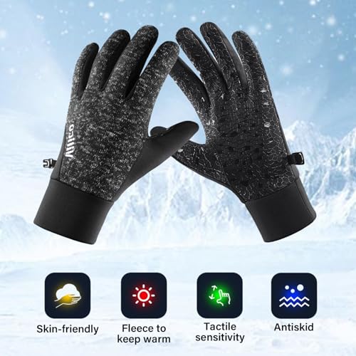 Thermal Winter Gloves Outdoor Warm Gloves for Women Men Lightweight Soft Design for Walking Hiking Cycling Cold Weather