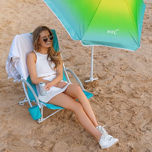 Nice C HighBack Ultralight Chair + Beach Chair with Cooler and Umbrella