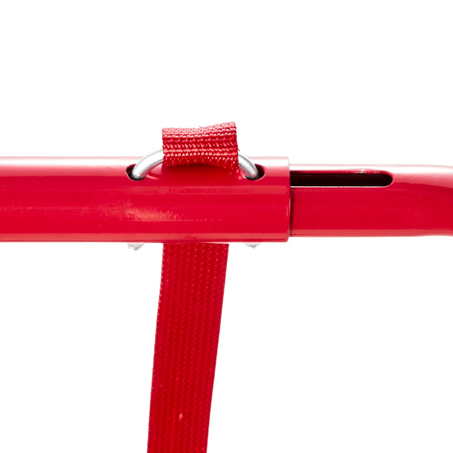 VEVOR Fire Escape Ladder, 5-6 Story 50FT Retractable Emergency Fire Ladder, Lightweight Aluminum Alloy Safety Escape Ladders with Sturdy Polyester Strap, Anti-Slip & Wide Rungs, 1000LBS Max Loading