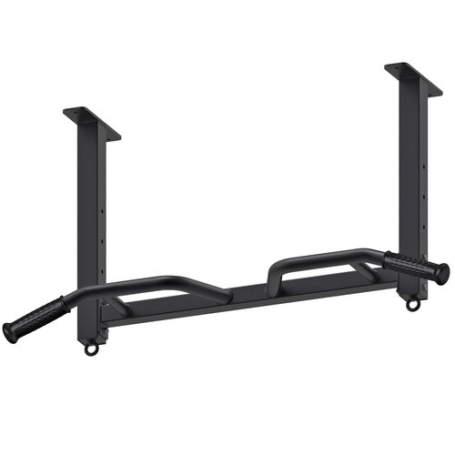 Kipika 32" Ceiling Mounted Pull Up Bar - Heavy Duty, Highly Adjustable, Multifunctional Chin Up Bar - Home Gym System with Punching Bag Hanger and Resistance Bands Training (Ceiling Mounted Pull Up Bar)