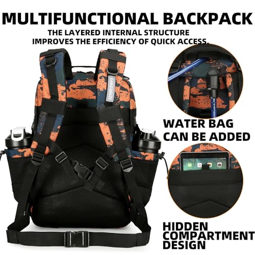 Lovelinks21 25L Tactical Backpack for Men and Women Military Backpack Small Assault Pack Molle Backpack Bug Out Bag Travel...