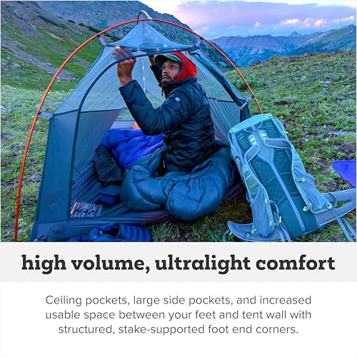 Big Agnes Fly Creek UL - Backpacking Tent for Camping, 3 Season, Ultralight, Waterproof