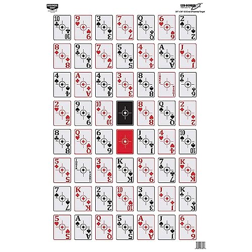 BIRCHWOOD CASEY 23" x 35" Eze-Scorer Highly Visible Game Shoot-Up Brilliant White Paper Target