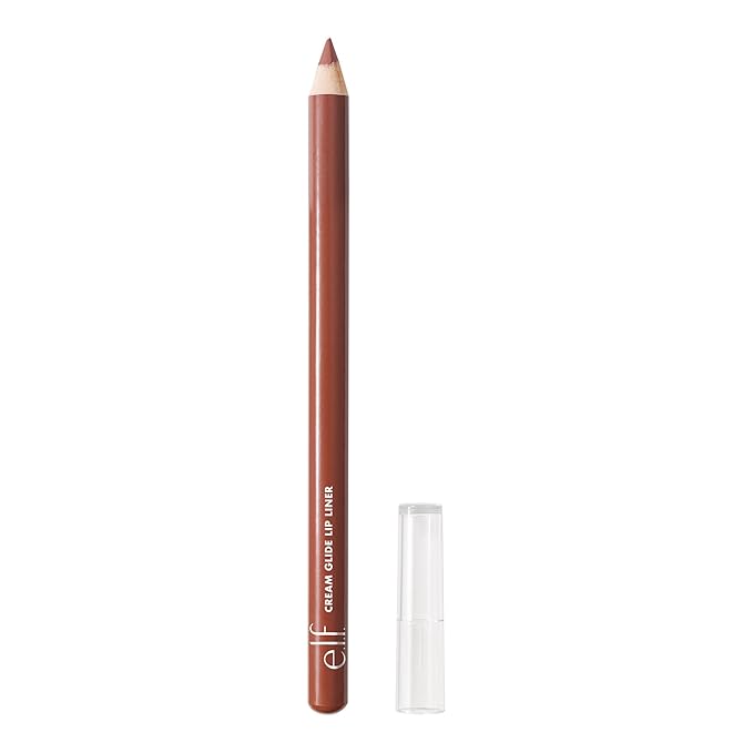e.l.f. Cream Glide Lip Liner, Highly-Pigmented Pencil For Shaping & Sculpting Lips, Semi-Matte Finish, Vegan & Cruelty-Fre...