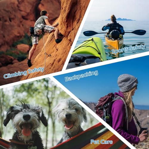 TRIWONDER 12kN 25kN Carabiner Clips Heavy Duty Aluminum Small Carabiners for Hammock Keys Dog Leash Camping Hiking Backpac...