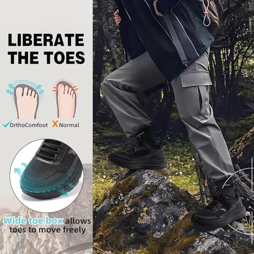 Women's Orthopedic Trail Running Shoes: Comfortable Arch Support Plantar Fasciitis Orthotic Athletic Sneakers, Casual Flat...