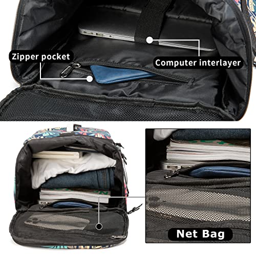 FUNYAGO Gym Duffle Bag Waterproof black Laptop Backpack Suitable for Hiking, Fishing, Travel 40L Large Capacity Trendy Coo...