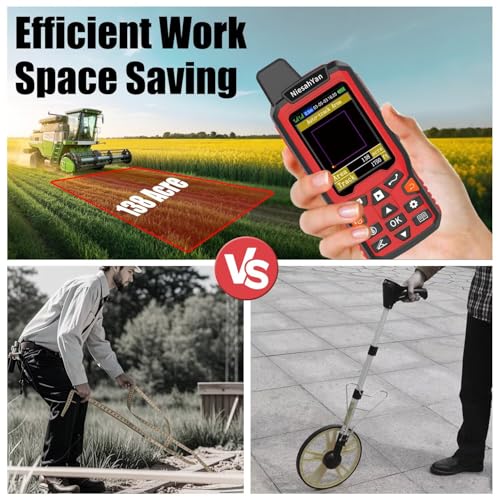 ZL180 Handheld GPS for Surveying, High Precision Rugged Land Surveying Equipment for Ranches, Garden, Farmland and Parking...