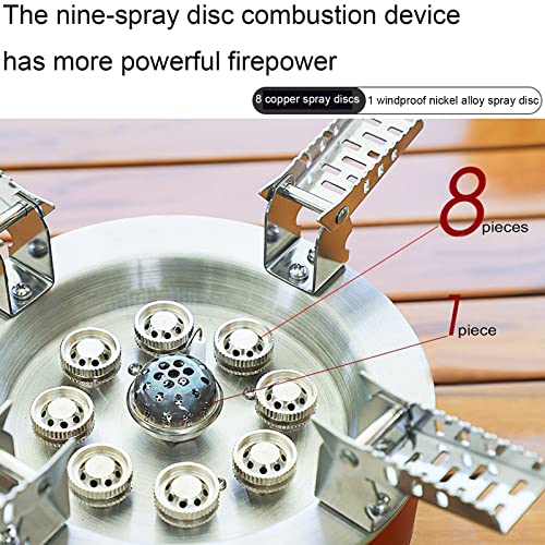 BULIN AirOka B18 Puls 23800W Alloy Portable Picnic Camping Stove Windproof Design Gas Cooking Burner with Piezo Ignition a...
