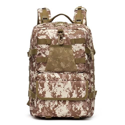 aiGear 50L Military Tactical Backpack 3 Days Assault Pack Large Day Backpack for Men Molle Army Bug Out Bag Waterproof Hea...