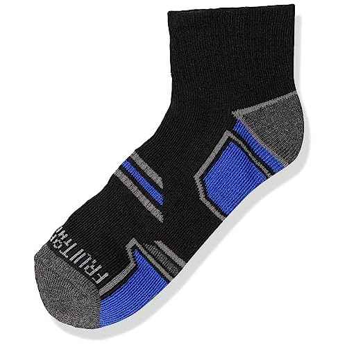 Fruit of the Loom boys Everyday Active Ankle Socks (12 Pack)