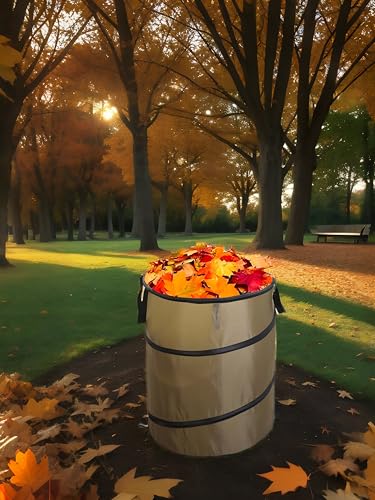 Leinoupt:Collapsible Trash can/Folding Garbage Cans,Portable Trash can,Pop Up Trash Can,for Camping Garbage Can Collapsibl...