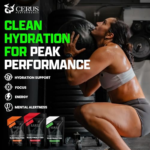 Cerus Performance Electrolyte Powder – Coconut Lime Flavor, 30 Servings, Zero Sugar, Coconut Water & Real Fruit for Endura...