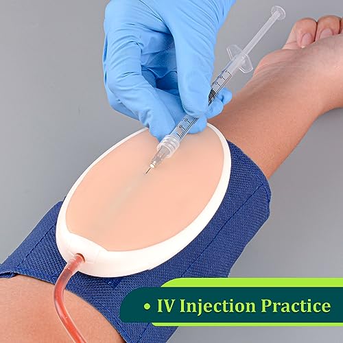 MedEduQuest IV Insertion Practice Kit for Nursing Students, IV Start Kit for Nurses, Venipuncture Kit for Injection Training