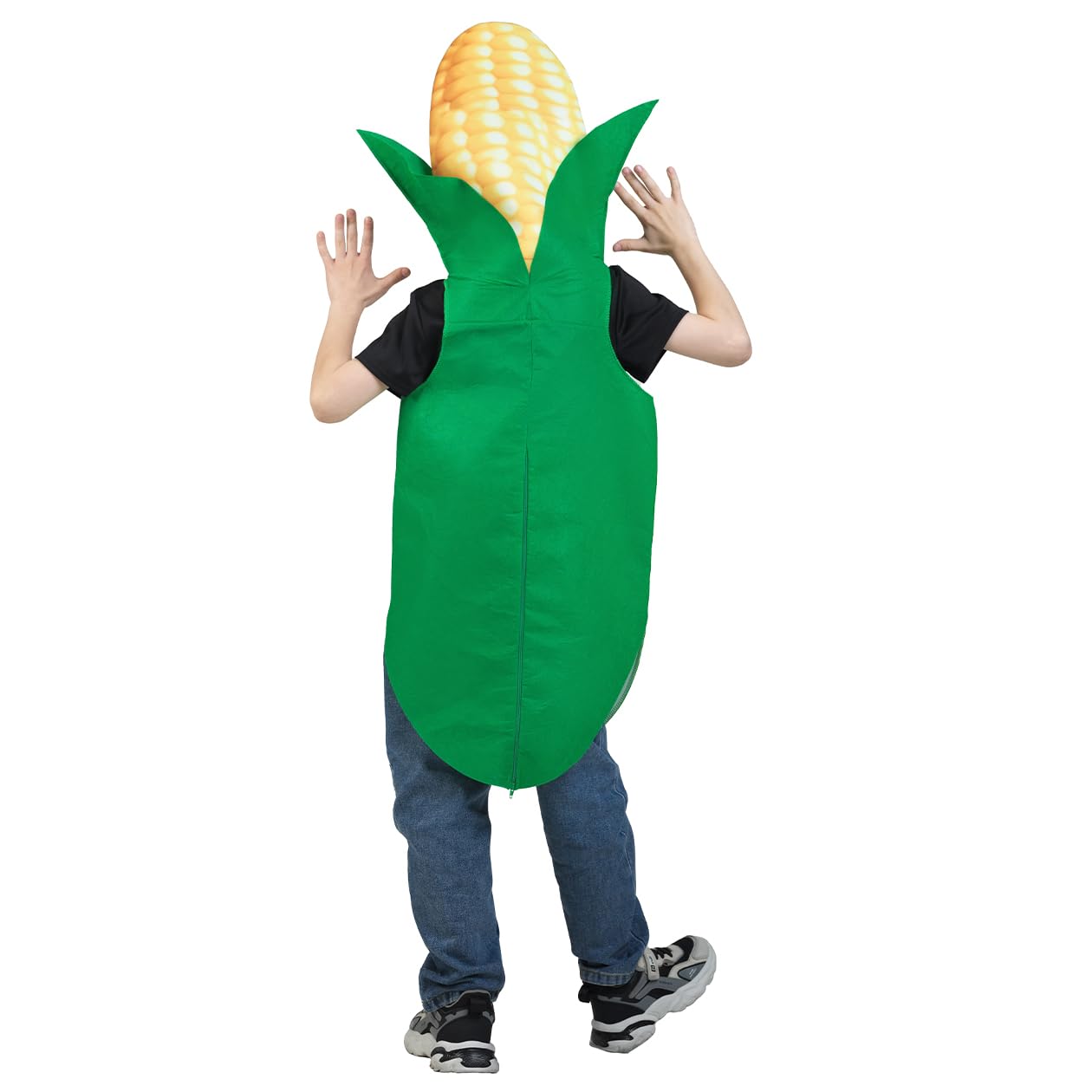 DSplay Unisex Kids Corn Costumes Funny Crops Corn Tunic for Girls Boys Halloween Costumes (4-6 years old)