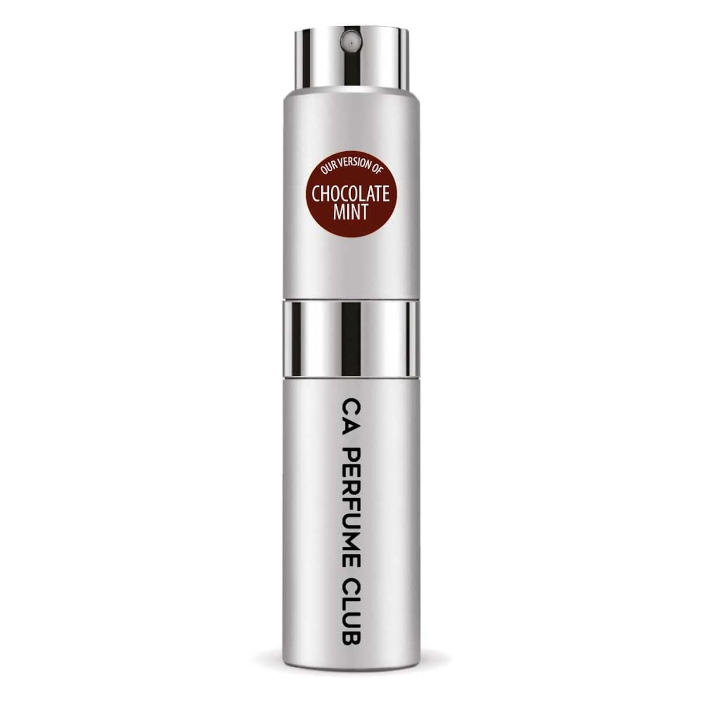 CA Perfume Originals Chocolate Mint for Women and Men Amber Floral Scent Long Lasting Unisex Fragrance Eau De Parfum Travel Size Refillable Atomizer Spray 0.27 Fl Oz 8ml