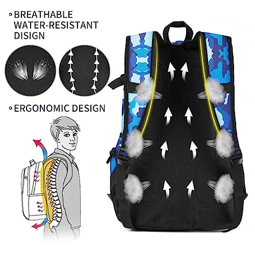 rickyh style School Backpack Travel Bag for Men & Women Lightweight College Back Pack with Laptop Compartmen